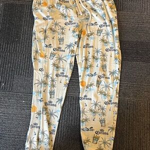 Corona Tropical Print Lounge Pants